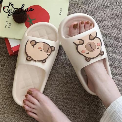 Capybara Cartoon Slippers Sandals Women Non Slip - Outdoor & Indoor Footwear For Beach Travel Shower Flip Flops Women4