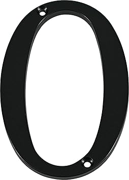 Black Zinc Address Numbers
