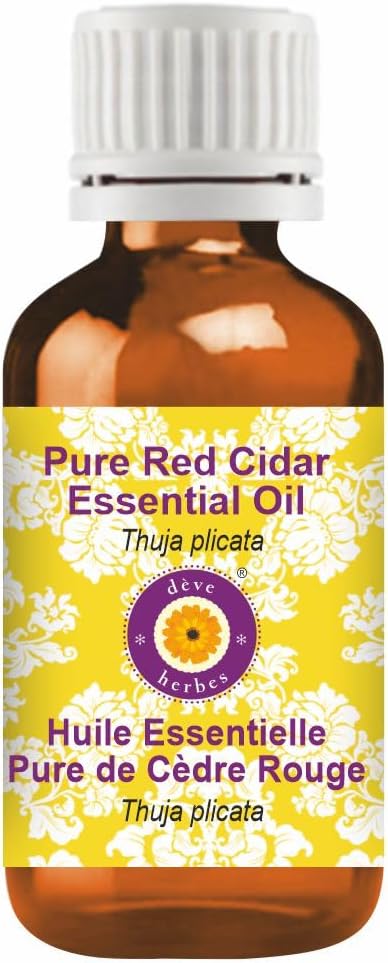 dève herbes Pure Red Cidar Essential Oil (Thuja plicata) Natural Therapeutic Grade Steam Distilled 100ml (3.38 oz)
