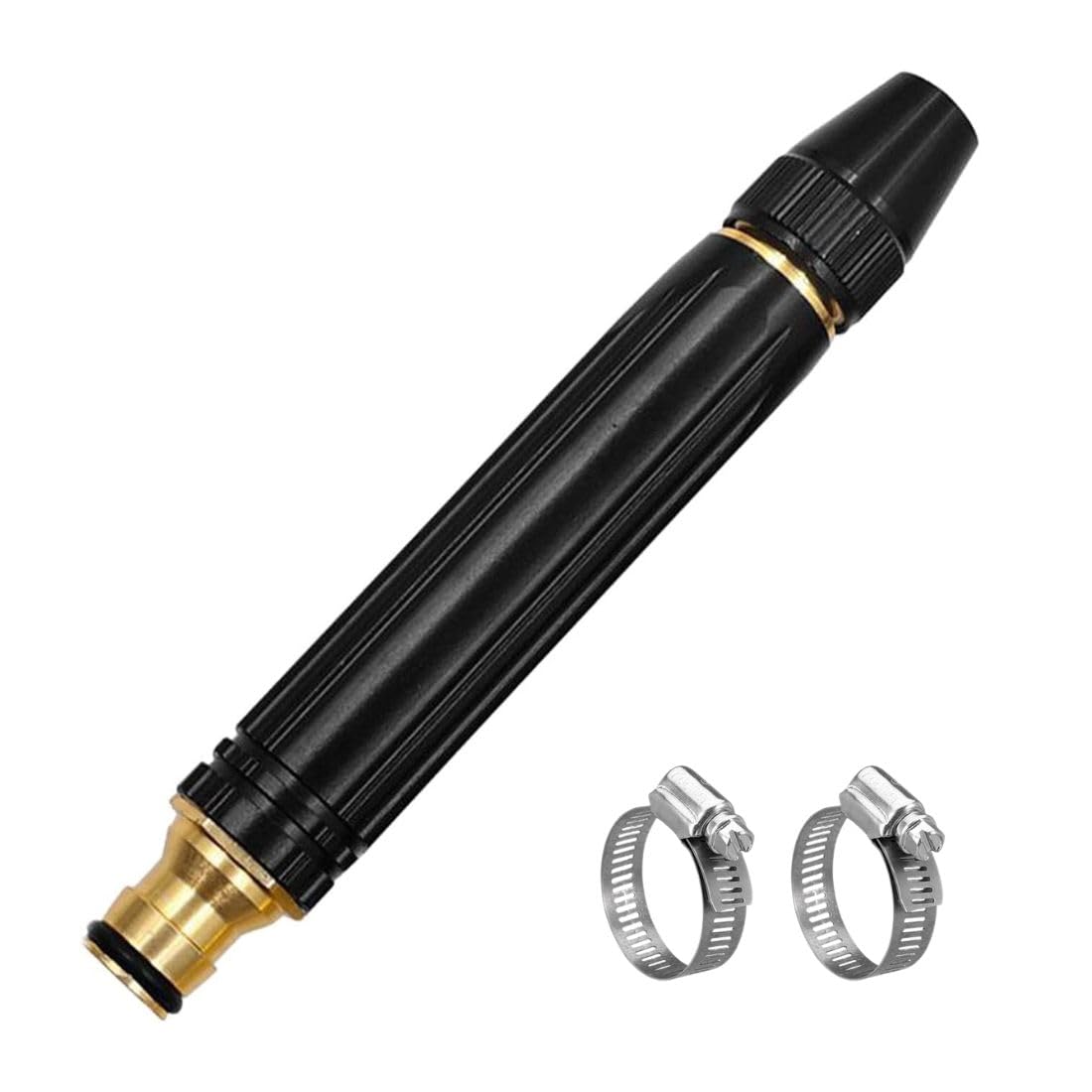 Shop Stoppers® High-Pressure Water Spray Gun Pen for Car Wash, Floor Cleaning, Outdoor, Gardening - Portable & Adjustable Brass Nozzle Pressure Washer Booster Pen Gun with Free 2pc 1/2" Hose Clamp (B0CZ7BJNV6) Amazon Price History, Amazon Price Tracker