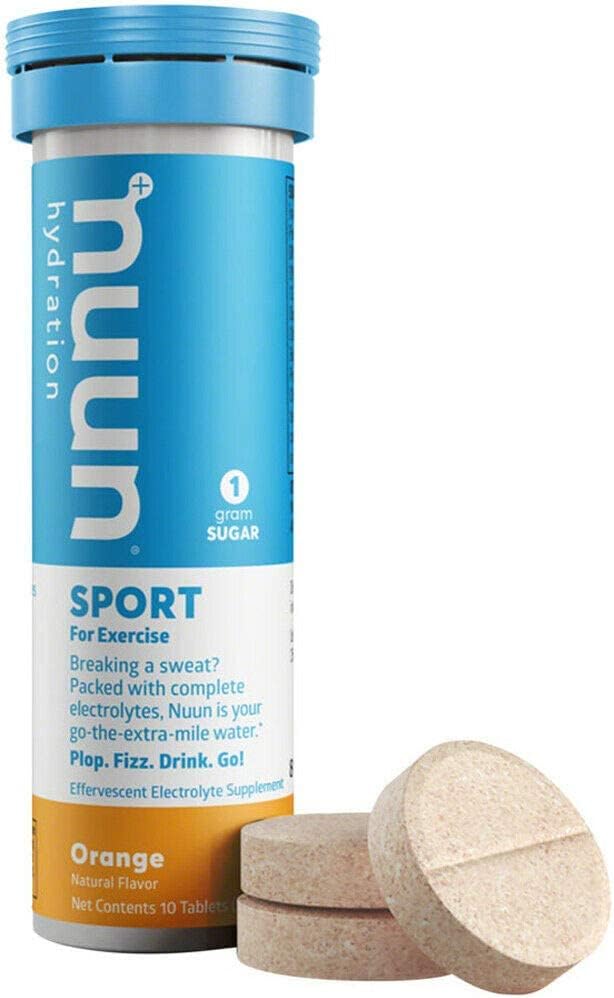 Nuun Active Hydration Tablets: Orange Box 8 Tubes