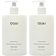 OUAI Hand Wash Refill, Dean Street - Liquid Hand Soap with Jojoba, Avocado, & Rose Hip Oil for Replenished Skin - Gentle Exfoliating Kitchen & Bathroom Soap (16 Fl Oz)