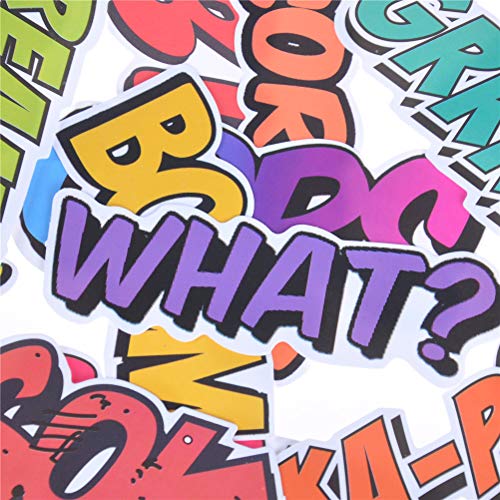 ELIKVAP Pegatinas Grafitti Tag, 23 Unidades, Autoadhesivas para Ordenador portátil, Bicicleta, Guitarra, Coche, Moto, Nevera, etc. (Grafitti, Tag)