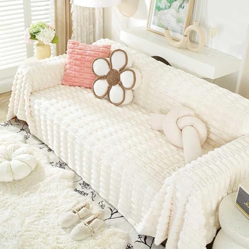 Funda de sofá antigatos para sofás de 2 y 3 plazas, 180 x 300 cm, elegante y protector de sofá, lavable, fácil de instalar, ideal para dueños de mascotas