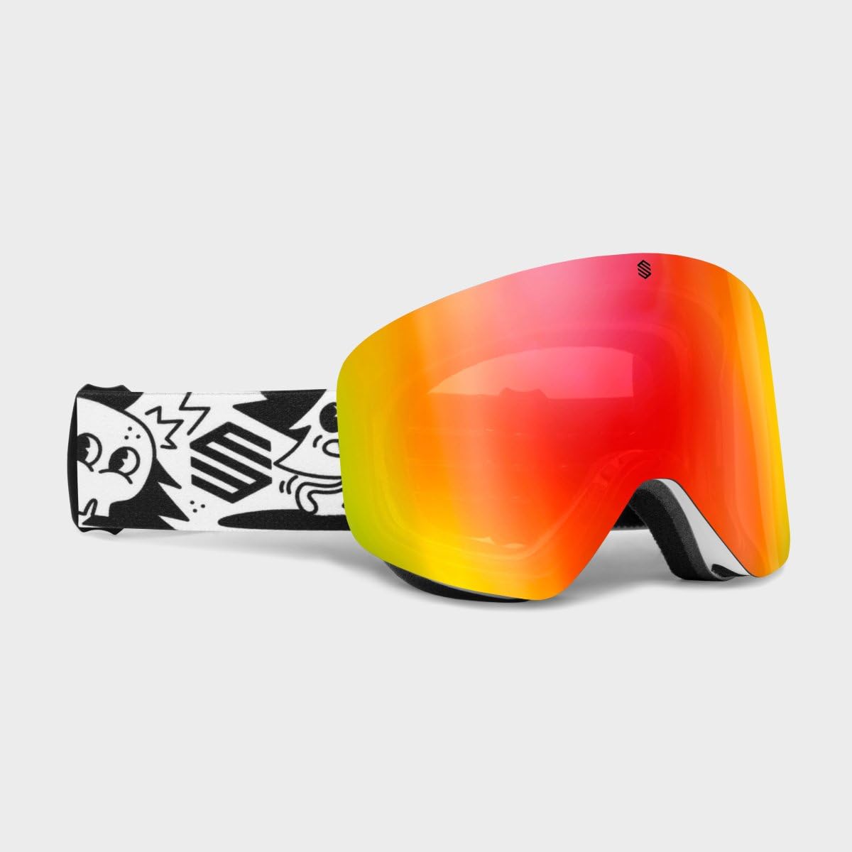 SIROKO - Snowboard- und Skibrillen für Kinder GX SnowmanRot