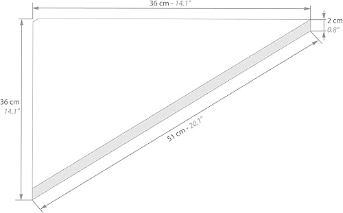 Miniatura 3 de Mobili Fiver, Juego de 4 estantes esquineros, fácil de roble, acabado laminado, fabricado en Italia