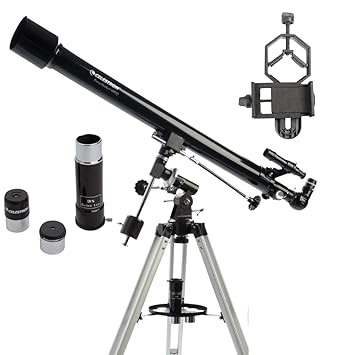 Celestron PowerSeeker 60EQ Telescope with Smartphone Adapter