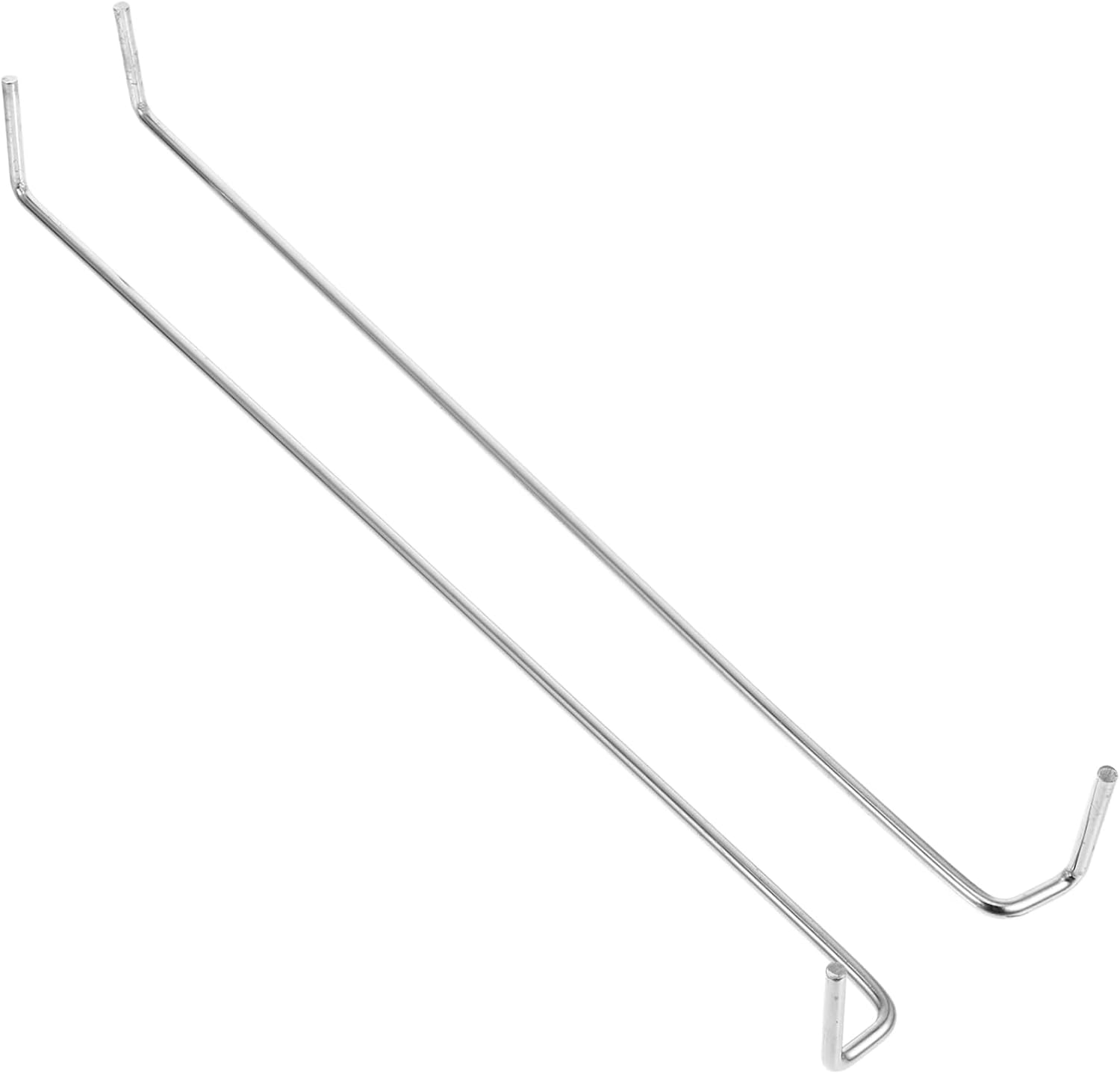 Metal Pegboard Hooks Electroplating Plate Hooks for Shelves Utility Peg Board Hangers Pegboard for Shop Display