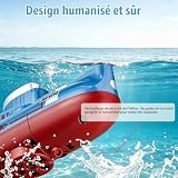 3T6B mini sous-marin RC 6 canaux, trois moteurs brushless photo 4