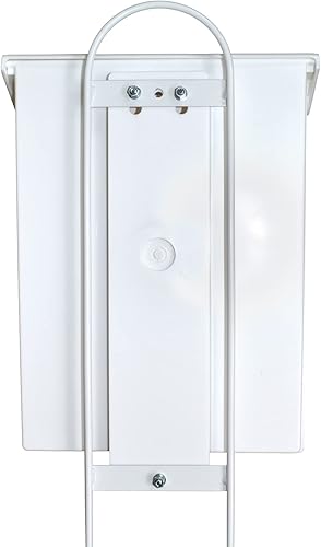 Miniatura 9 de Caja de folletos de bienes raíces para exteriores, estaca adjunta para patio, capacidad para 250 documentos de 8.5 x 11 pulgadas y 60 tarjetas de