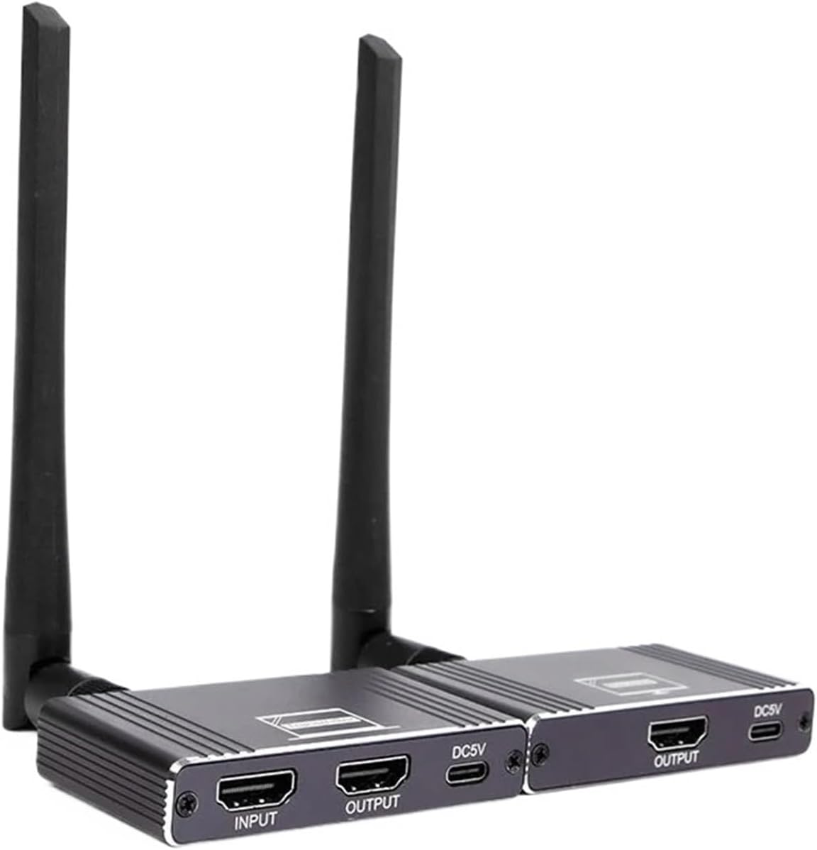 HDMI Transmitter and Receiver 1080P 50M 100M 180M 2.4G/5G HDMI Extender Kit Mirror Display for Laptop PC TV Projector(100M)