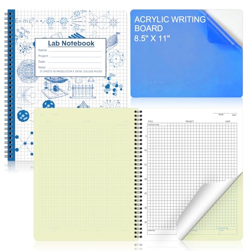 Carnet de laboratoire sans carbone pour les cours de chimie et d'ingénierie