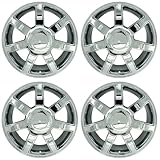 22' 22x9 Set of 4 New Chrome Alloy Wheels for 2007-2014 Cadillac Escalade ESV EXT OEM Design Replacement Rim