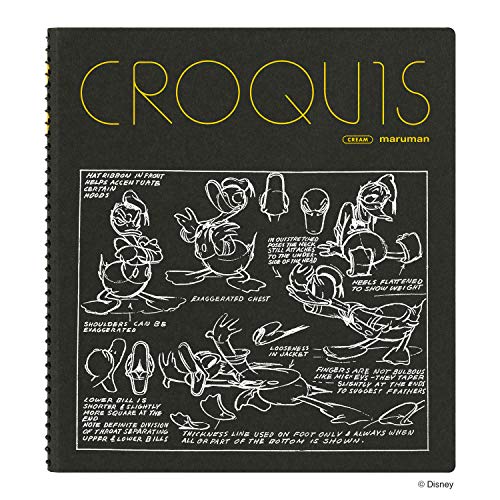 Carnet Croquis Maruman Croquis Book SQ Donald Disney