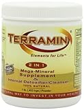Ion Charged Terramin Mega-Mineral Supplement & Internal Detoxifier/Cleanser, 1-Pound Powder Jar