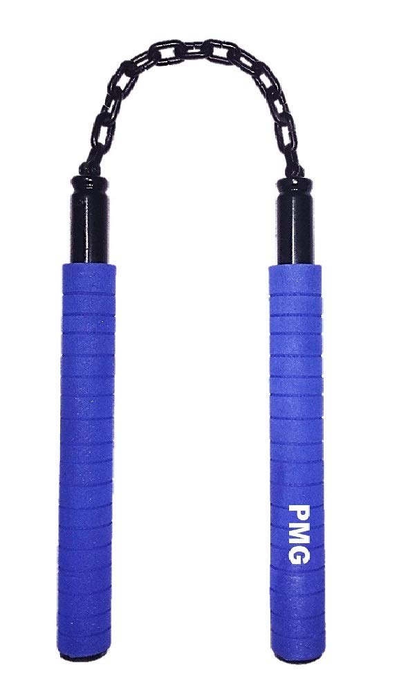 See full amazon price history chart for PMG Rubber Foam Nunchaku, Blue Color Handle 10” with 9” Black Metal Chain,1 Piece (Martial Arts Weapon & Equipment nanchaku) PMG Rubber Foam Nunchaku, Blue Color Handle 10” with 9” Black Metal Chain,1 Piece (Martial Arts Weapon & Equipment nanchaku) (B07B8QTPZ8) Amazon Price History, Amazon Price Tracker