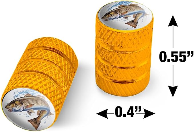 Tapa de Válvula para Rueda de Bicicleta y Moto Amarilla miniatura 6