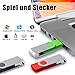 USB Sticks 2GB 100 Stück Speicherstick USB 2.0 Data Datenspeicher Transmemory Memory Stick Mehrfarbig