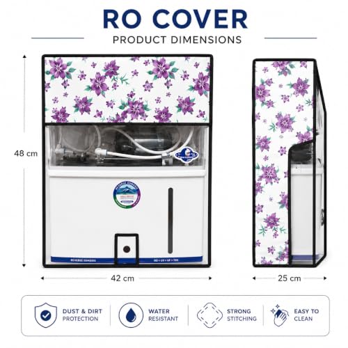 Image of KALRA MAGIC Water Purifier Body Cover for Kent RO, Kent Grand & Pulse Aqua Purifier | Washable Dust Protector Cover | Multicolor Printed Design (P-8)