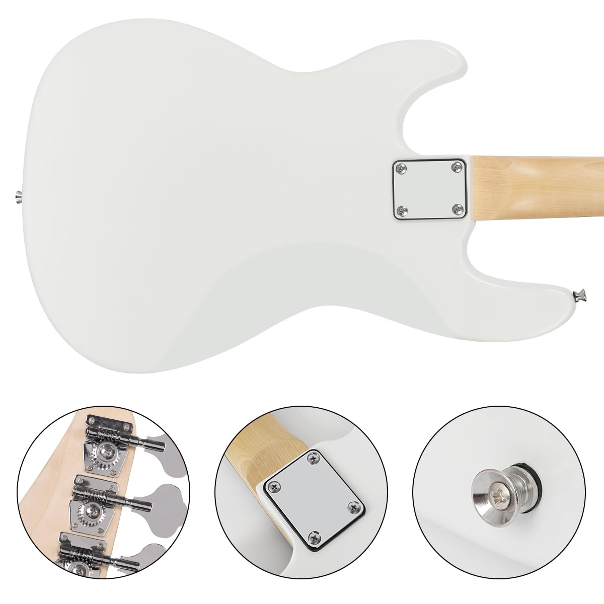 Amazon | Bullfighterエレキベースセットアクセサリーセット付き、4弦