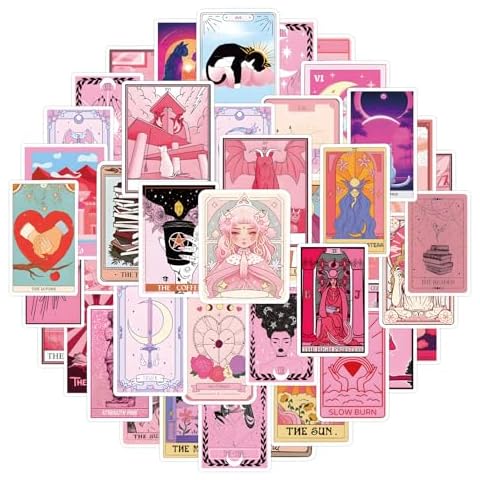 Pack d'autocollants Tarot Rose Canverlens Cover