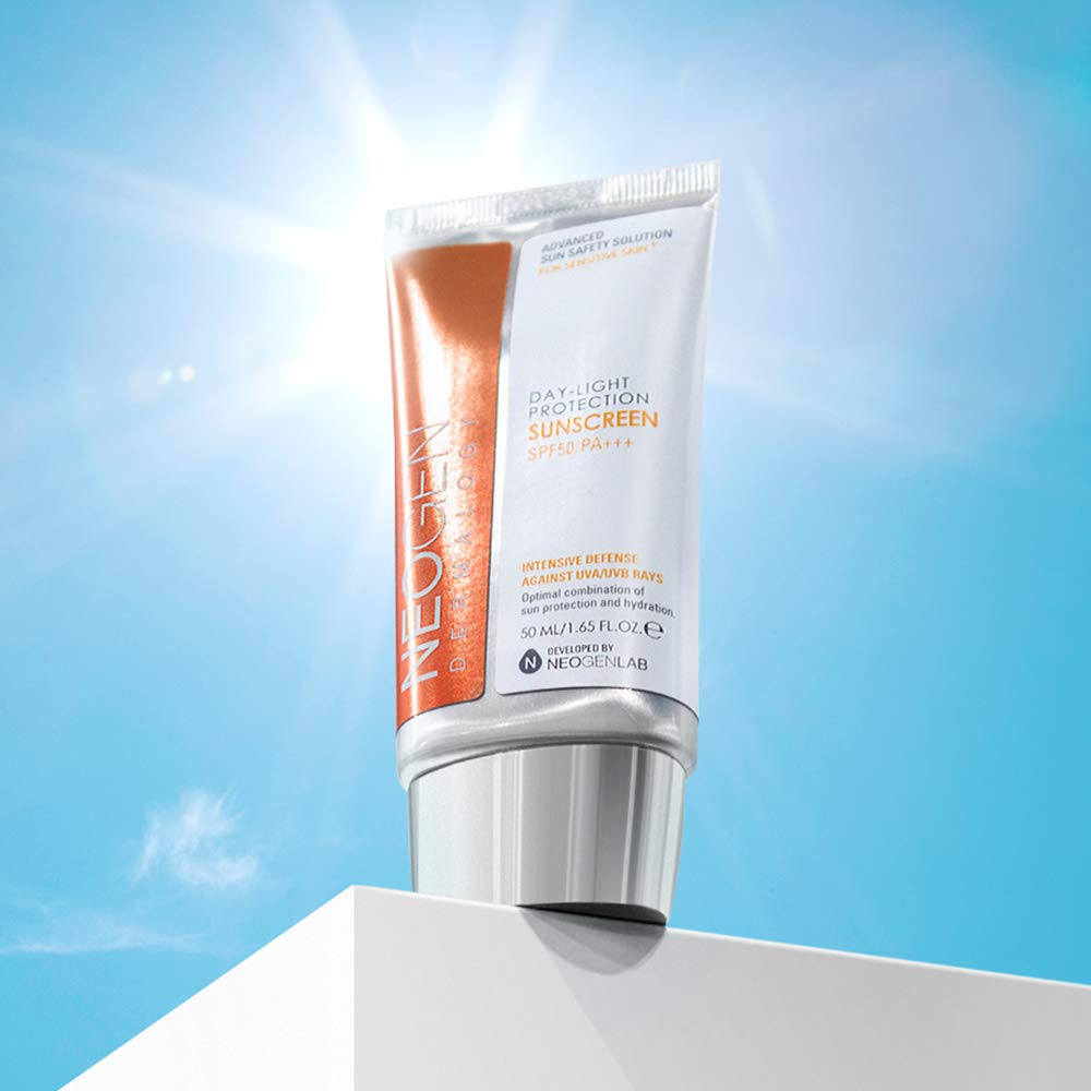 DERMALOGY by NEOGENLAB Day-Light Protection Sunscreen SPF50+++ - Essence-type Moisturizing Weightless Sunscreen with No White Cast - 1.69 oz / 50 ml
