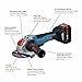 BOSCH GWX18V-50PCB14 18V X-LOCK Brushless Connected-Ready 4-1/2 In. – 5 In. Angle Grinder Kit with (1) CORE18V® 8 Ah High Power Battery