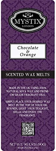 Mystix Chocolate & Orange Wax Melt, 90g, Brown