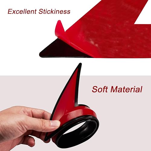 Miniatura 7 de JSCARLIFE Protector universal de goma para parachoques de automóvil, anticolisión para esquinas delanteras y traseras de automóvil, tiras