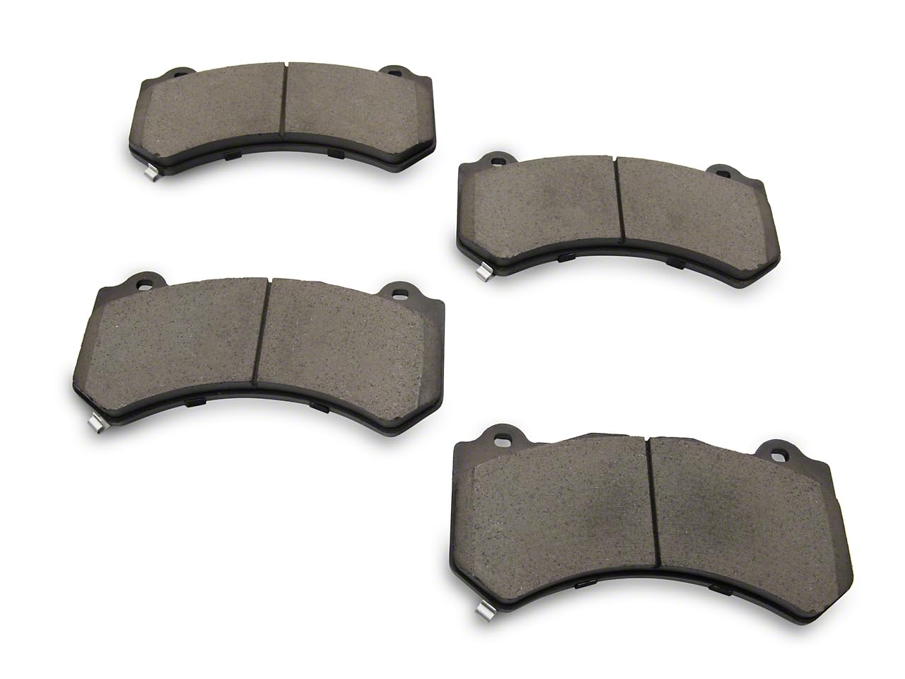 C&L Super Sport Ceramic Brake Pads; Front Pair Compatible For 15-23 Challenger R/T 392, R/T Scat Pack, SRT 392, SRT Hellcat, SRT Jailbreak, SRT Super Stock & T/A 392 w/ 6-Piston Front Calipers