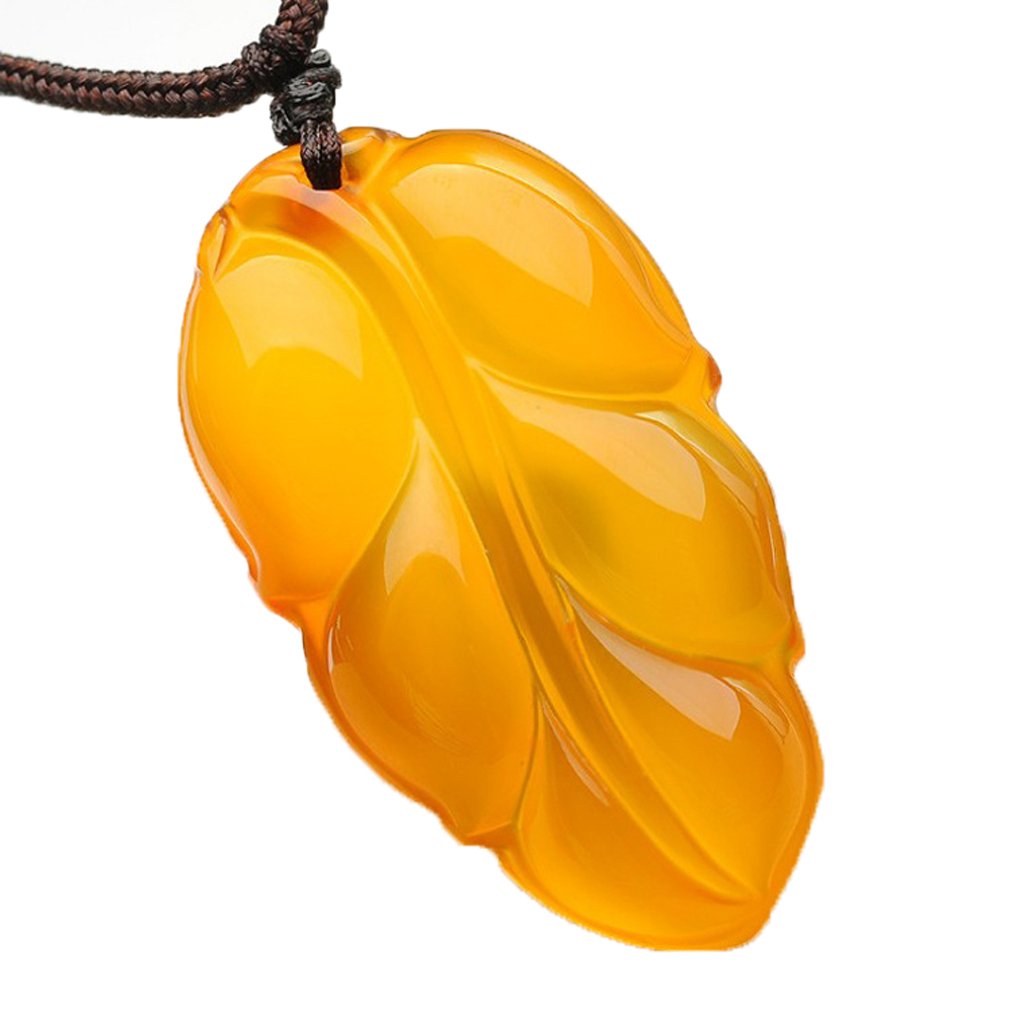 c1lint7785631Classic Fashion Pure Natural Agate gem Jade Chalcedony Peony Fox Buddha Pendant Necklace