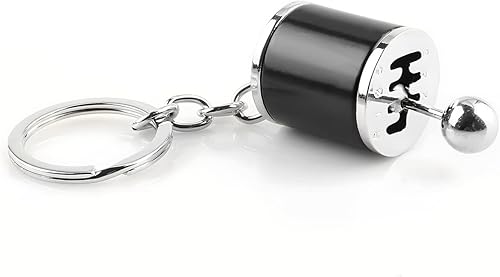 Miniatura 3 de BELOMI Llavero de palanca de cambios de automóvil, 6 velocidades, palanca de cambios de automóvil, caja de cambios de transmisión manual, accesorios
