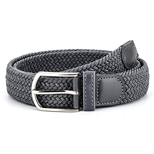Radmire Braided Canvas Woven Elastic Stretch Belts For Men/Women/Junior With Multicolored #TOP3
