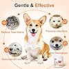 Dog-Eye-Wipes-Tear-Stain-Remover-for-Dogs-and-Cats-Finger-Eye-Wash-Pads-for-Pets-100-Count-Dog-Eye-Cleaning-Wipes-Unscented-Gentle-Pet-Tear-Wipe-Removes-Dirt-and-Discharge Dog Eye Wipes - Tear Stain Remover for Dogs and Cats | Gentle & Unscented