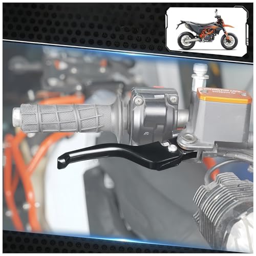 Palanca de freno corta Husqvarna 701 para evitar roturas de manetas en caídas 5