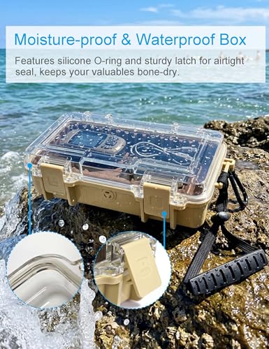 Funda impermeable de alta calidad Hlotmeky 2311 marrón con acabados premium y costuras reforzadas 4