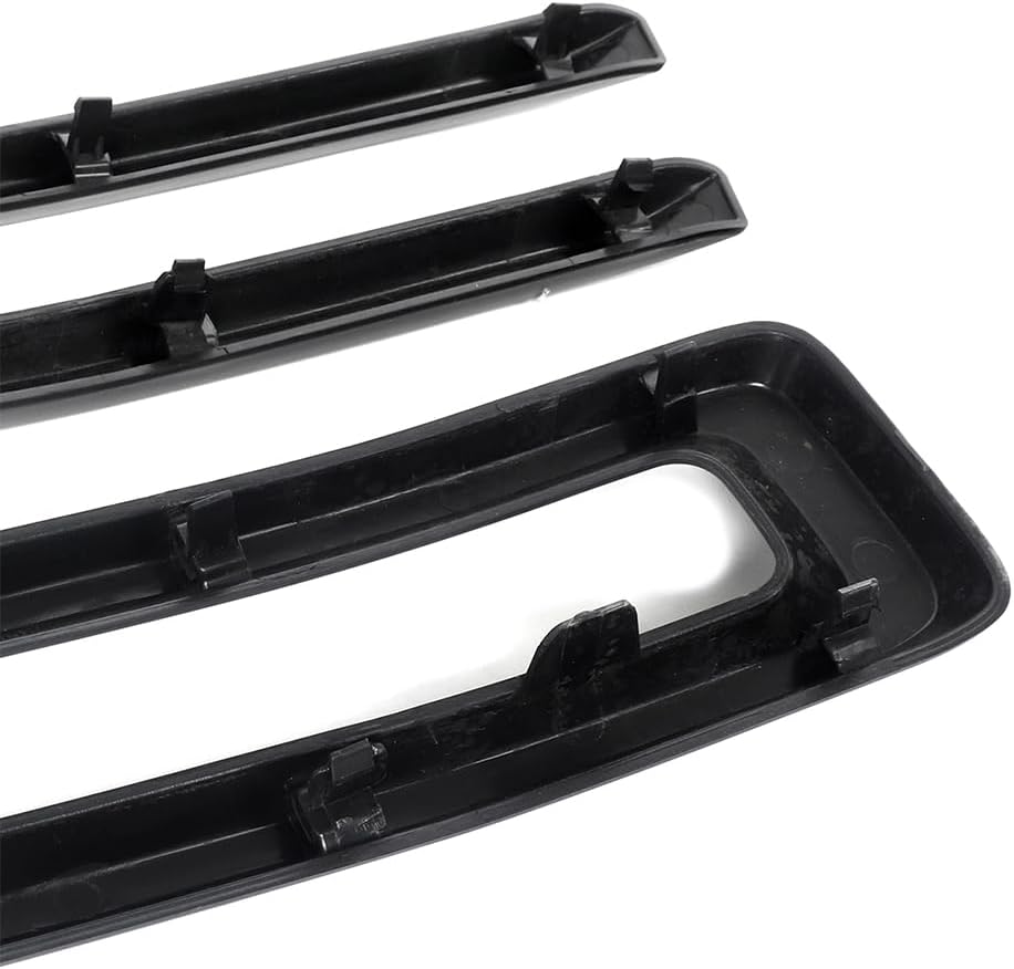 MIC Front Grille Insert Cover Trim Kit Compatible with 2019-2024 Ram 2500 3500 4500 5500 (Matte Black)