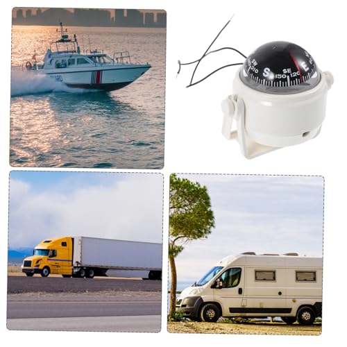 Brújula bola para auto y barco Toddmomy para tablero miniatura 7