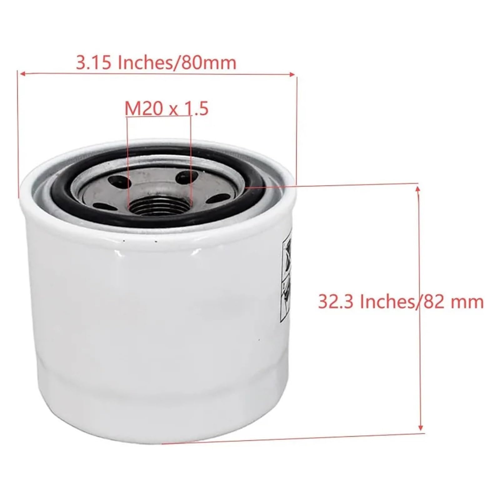 1 filtro de aceite 15241-32093 30401-37580 HH160-32093 16271-32090 HH150-32094 Compatible con KUBOTA JOHN DEERE AM101378 AM100750 M806419