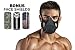 Pro Workout Training Mask + Carry Bag For Advanced Workout Sport Training Fitness Running Biking ✓ 4 Levels of High Altitude Elevation ✓ 3 Sizes For Perfect Fit (L, Training Mask with 3 sleeves)