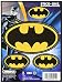Chroma Black and Gold 25015 Batman Logo 3pc Stick Onz Decal, 3 Pack