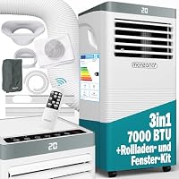 Monzana – MONZANA® mobile Klimaanlage MZKA780 7000 BTU 3in1 Fernbedien