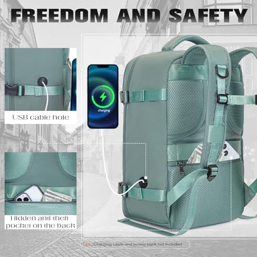 Xkdoai 40x20x25 Cabin Bag - Lightweight Underseat Travel Backpack - Image 4