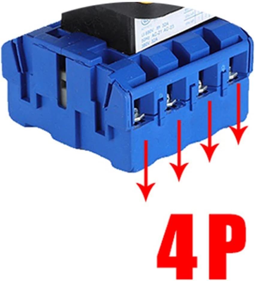 YANHAO YMD11-40C 4P 40A Off-ON Panel DIN Rail Mounting 690V 40A Isolator Switch Padlock Disconnect Replace LW30-40A 1Pcs