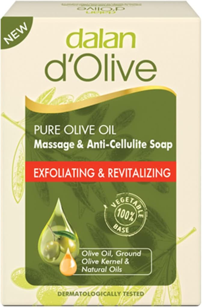D'Olive Massage and Cellulite Soap, 0.16 kg
