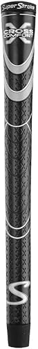 Empuñadura SuperStroke Cross Comfort para palo de golf, poliuretano suave y pegajoso que aumenta la tracción, superficie estilo X y antideslizante,