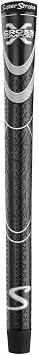 SuperStroke Cross Comfort Golf Club Grip, Black/Gray Standard | Soft & Tacky Polyurethane that Boosts Traction | X-Style Surface & Non-Slip