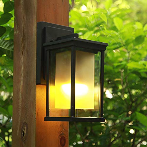 Applique extérieure pour terrasse et maison luminaire carré E27