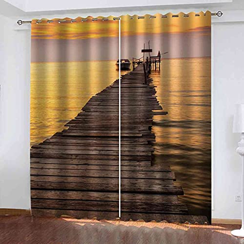 Rideaux occultants isolant thermique et phonique 100% polyester pour le salon - 2