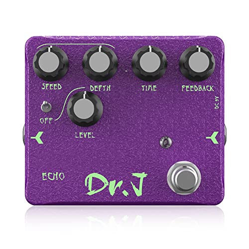 JOYO Digitales Multi-Effekt-Delay-Pedal mit Modulation für Gitarre - High-End Edition Dr.J Series (D54)